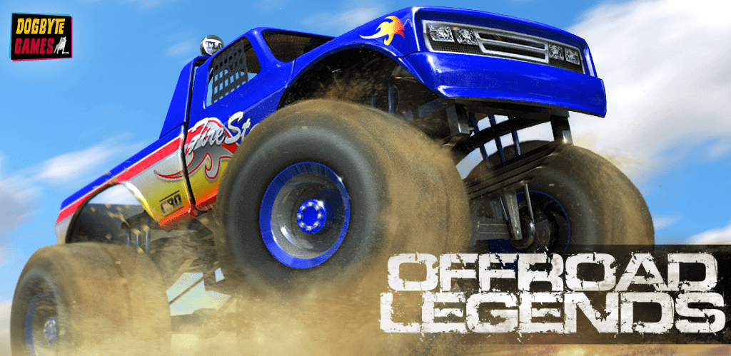 Offroad Legends - Four vehicle categories (Monsters, 4x4 off-roaders, Behemoths, Fun cars)