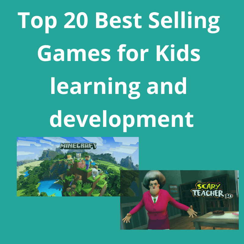 Top 20 Best Selling Games for Kids learning and development
