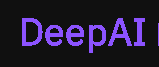 DeepAI Logo